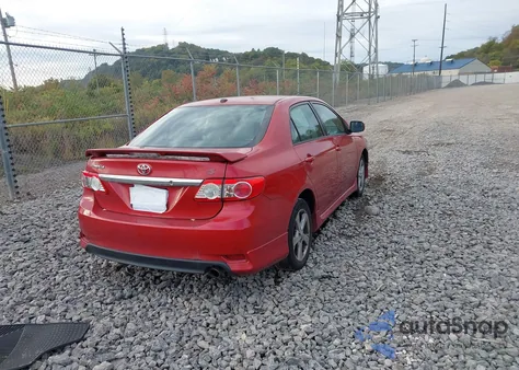 2012 Toyota Corolla S from USA, damaged, VIN 2T1BU4EE9CC869876